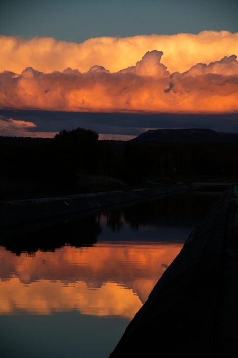 Sunset sur le canal de Provence, Septembre 2022