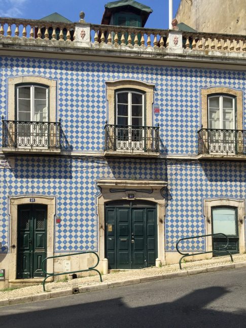 Façade typique, Lisbonne, Portugal