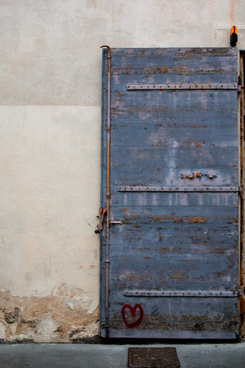 Coeur sur la porte, Aix en Provence, Mars 2021