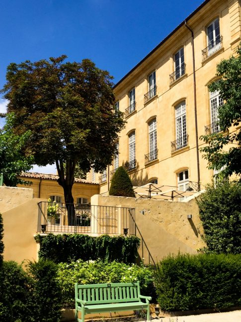 Hôtel de Caumont, côté jardin, Aix en Provence
